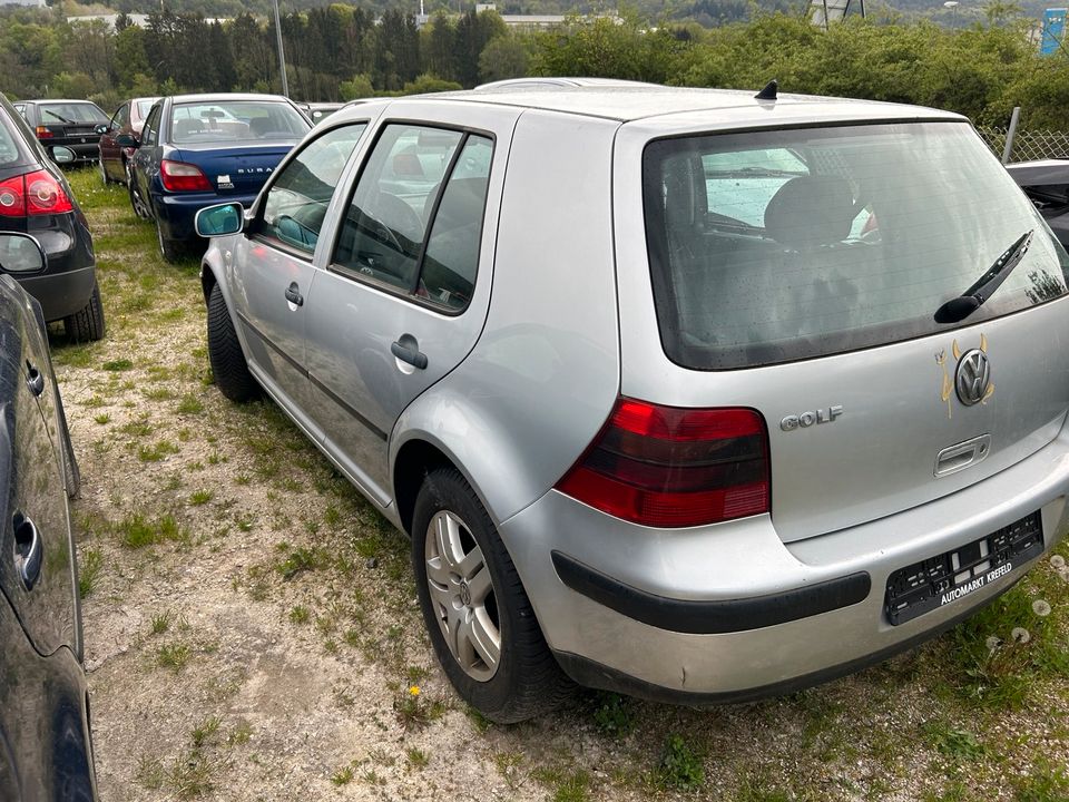 Vw Golf IV 1.4 16V AXP DUW LA7W Schlachtfahrzeug Teileverkauf in Idar-Oberstein