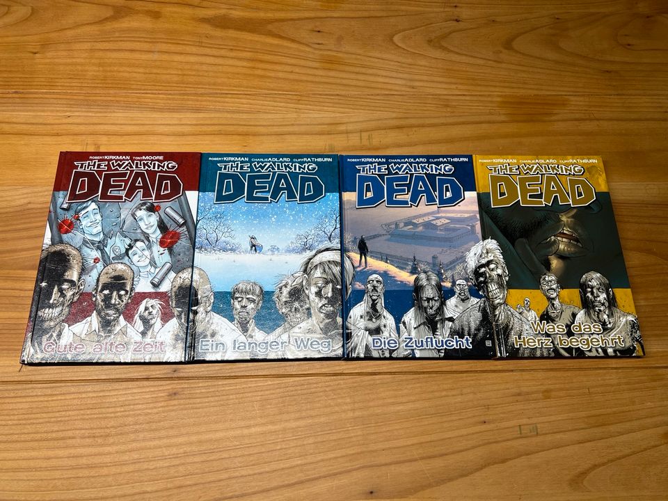 The Walking Dead Bücher - Teile 1-4 auf deutsch, Top Zustand