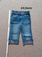 Jeanshose 3/4 mit Stickerei, Gr. 104/110 von Kiki&Koko, Dresden - Klotzsche Vorschau