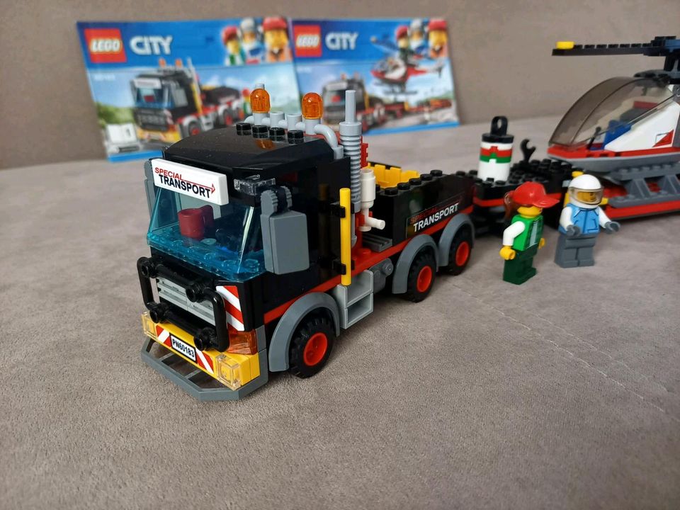 Lego City 60183 Schwerlasttransport mit Hubschrauber in Gnoien