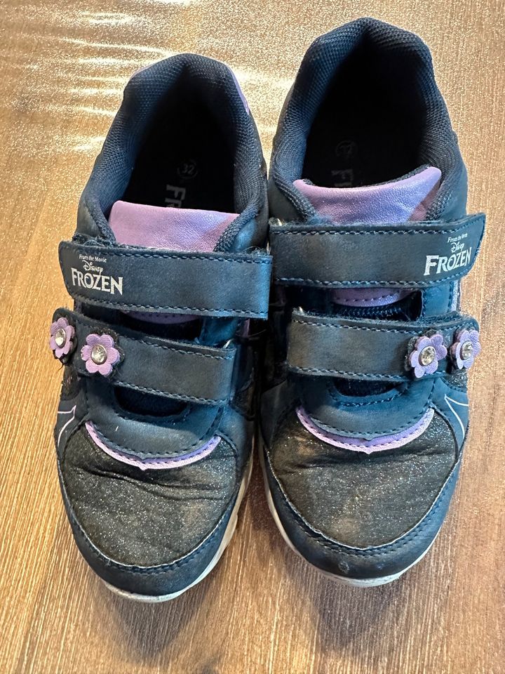 Disney Frozen Sneaker Gr.32 mit Blinksohle und Glitzer in Rimpar