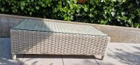 Rattan Lounge-Tisch outdoor Impressionen beige Glasplatte Sofa-T. Nordrhein-Westfalen - Euskirchen Vorschau