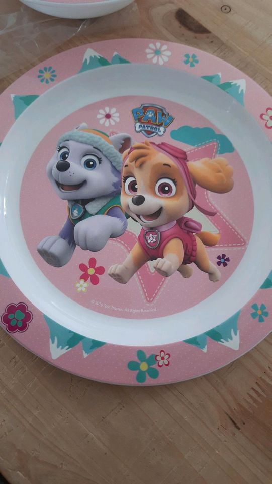 Paw Patrol Kinder Geschirr Set NEU OVP Mädchen  Skye & Everest in Würzburg