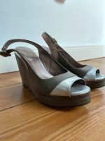 Boden Plateau Sandale Pumps - Silber Bronze Grau Braun - Gr 39 Pankow - Prenzlauer Berg Vorschau