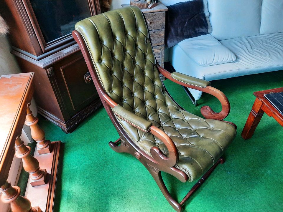 Chesterfield Chippendale  Wohnzimmer Büro Sessel in Reichshof