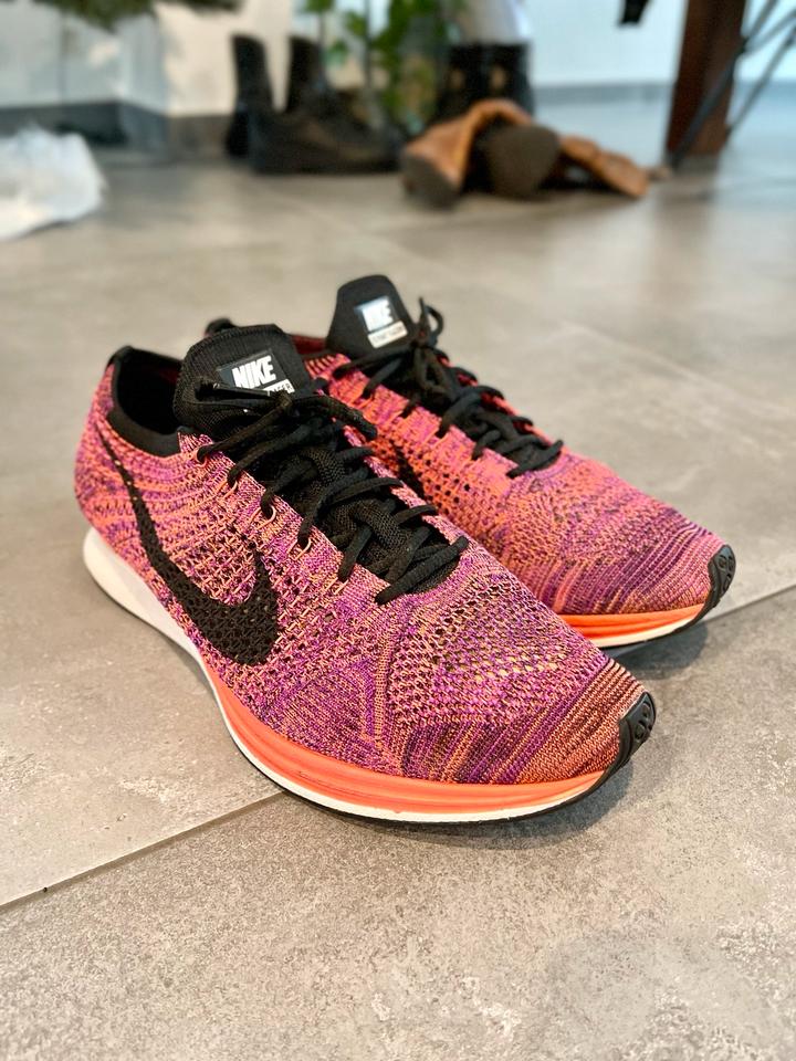 Nike flyknit racer rosas discount