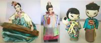 Puppen in traditionellen Kostümen aus Südkorea und Hognkong, 60er Baden-Württemberg - Heidelberg Vorschau