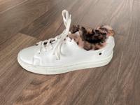 MARCCAIN weißer Damen Sneaker mit Kunstfell in Größe 39 Hessen - Mörfelden-Walldorf Vorschau