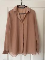 COS Bluse / transparente Ärmel / taupe / 36 / Sommerbluse Hamburg Barmbek - Hamburg Barmbek-Süd  Vorschau