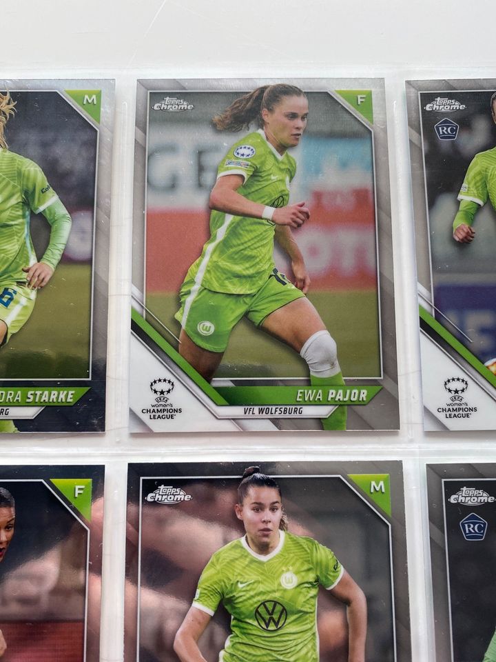 VFL Wolfsburg Frauen Sammelkarten Trading Cards Fussballkarten in Stuttgart