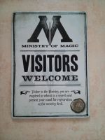 Harry Potter Ministry of magic Metall Schild Rheinland-Pfalz - Contwig Vorschau