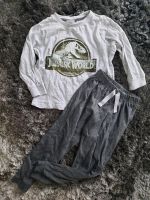 Jurassic Word Pyjama Schlafanzug Gr.98/104 grau Niedersachsen - Vechelde Vorschau