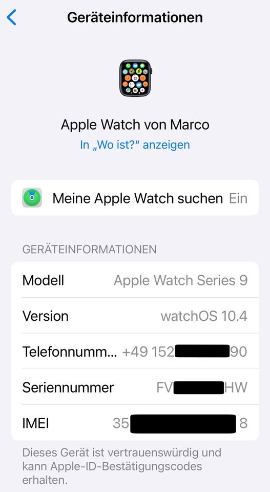 Apple Watch Series 9 GPS + Cellular 45mm in Stralsund