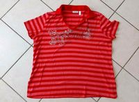 CANDA Damen T-Shirt Poloshirt rot Gr. XL 48/50 Hessen - Weilmünster Vorschau