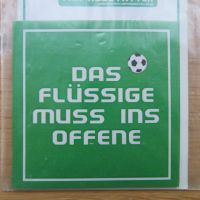 Fußball / Kühlschrank Magnet "Das Flüssige muss ins Offene" Leipzig - Leipzig, Zentrum-Nord Vorschau