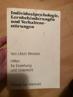 Bleidick Individualpsychologie Lernbehinderung Verhaltensstörung Brandenburg - Potsdam Vorschau