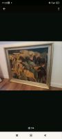 Gemälde Ölbild alt antik Soldaten Militär Kavallerie auf Holz Nordrhein-Westfalen - Willich Vorschau