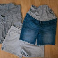 2 Shorts jeans Hosen Schwangerschaft umstandshosen 40 l xl grau Düsseldorf - Pempelfort Vorschau