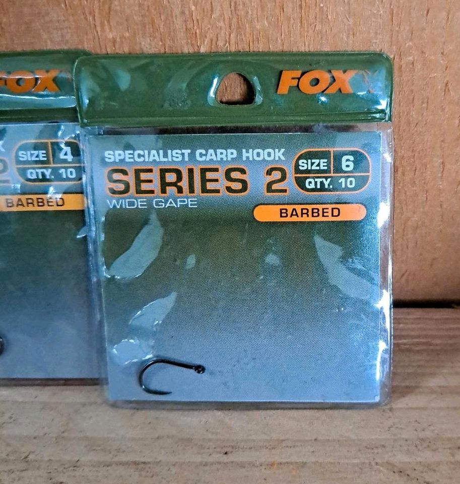 Fox Series 5 & Series 2 Carp Hooks Karpfenhaken Karpfenangeln NEU in Bad Bentheim