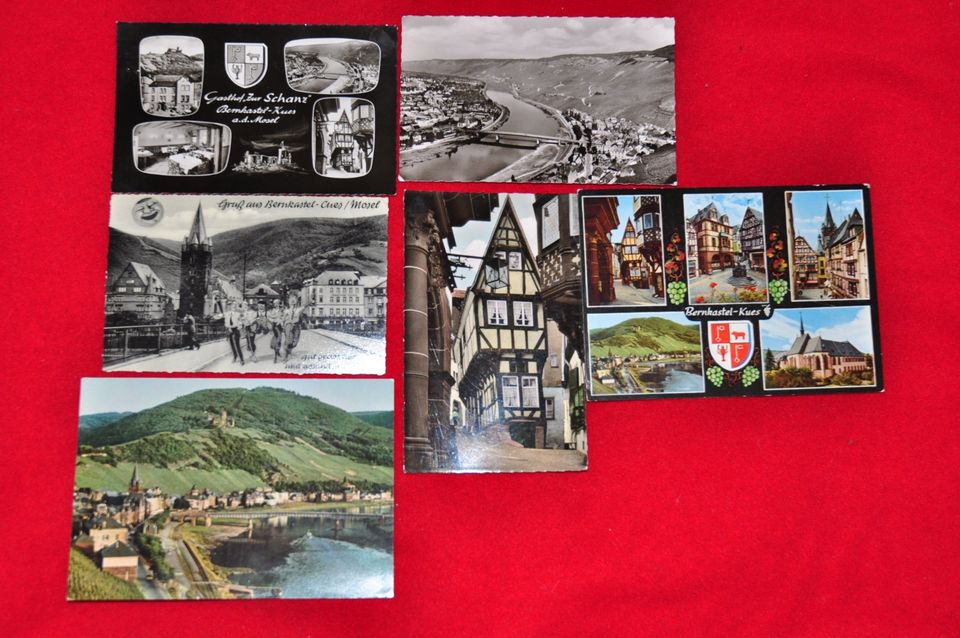 6 AK Ansichtskarten Postkarten Gasthof zur Schanze Bernkastel Kue in München