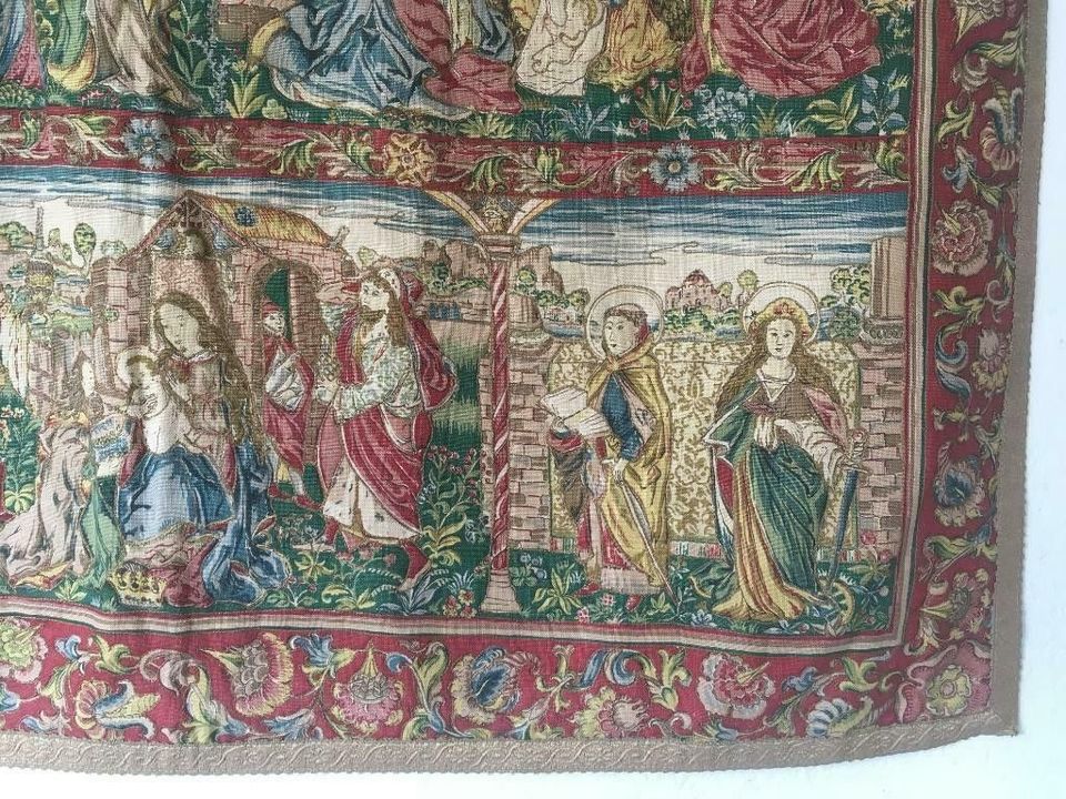 Aubusson Gobelin Tapisserie Wandteppich um 1850 Antik MÖBLINGER in Berlin