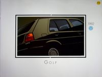 VW Golf II - USA - Prospekt 1992 Dresden - Reick Vorschau
