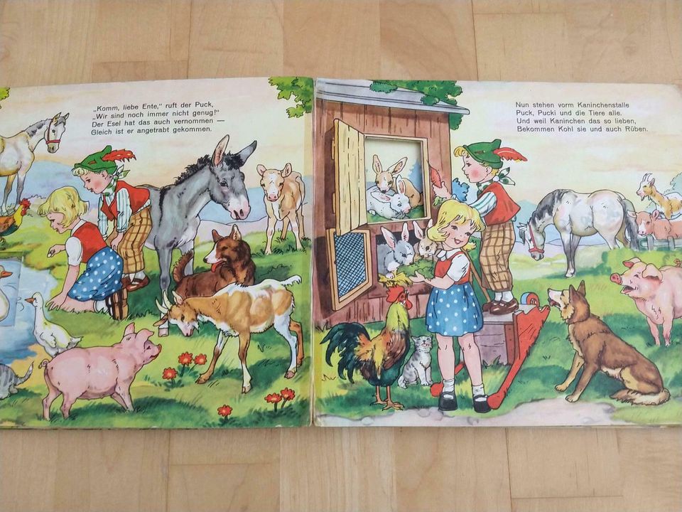 Puck und Puckis Tiere - Antiquarisches Kinderbuch, Pestalozzi in Oberursel (Taunus)