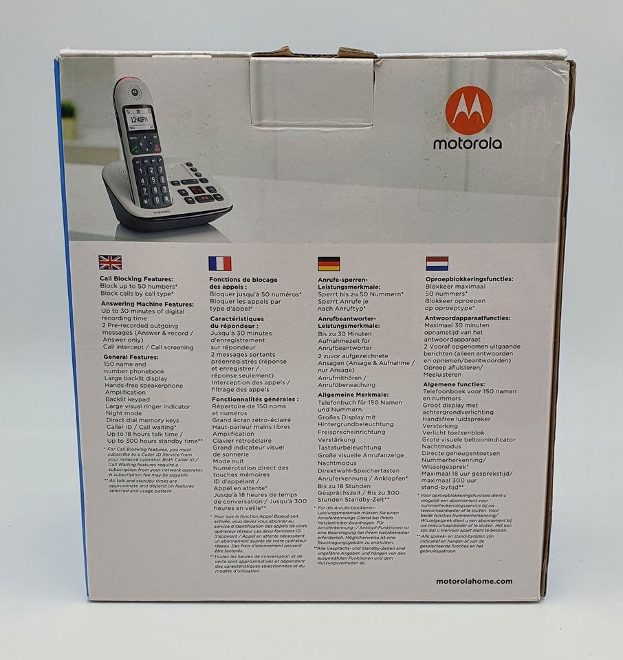 Motorola CD5011 - DECT Digitales Schnurlostelefon  AB Weiß 33€* in Vettweiß