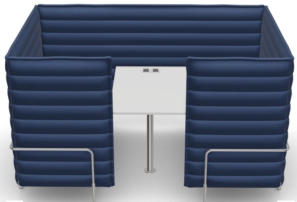 Vitra Alcove Cabin 4-Sitzer (Xtra-Highback, Blau) in Hamburg