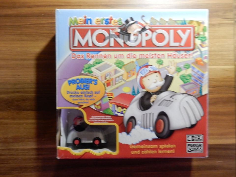 Mein erstes Monopoly Kinder Spiel ab 4 Jahren sprechendes Auto in Dietersheim