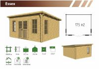 Gartenhaus 44 mm Holzhaus Partyhaus Blockhaus Freizeithaus Altan Sachsen-Anhalt - Egeln Vorschau