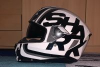 Motorradhelm Shark Motorrad Helm Visier Skwal Schwarz Weiss Hessen - Fulda Vorschau