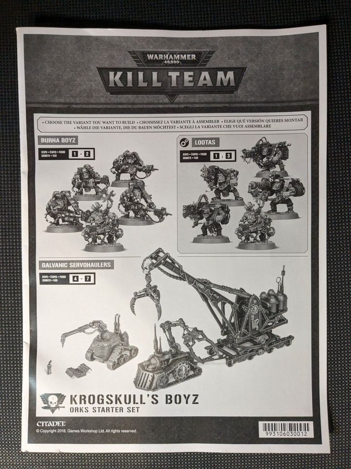 Warhammer 40k / Kill Team Krogskulls Jungz / Boyz (Orks) in Dresden