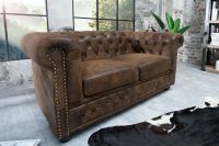 Sofa Chesterfield 2er, braun, Antik Look, Federkern Hamburg-Mitte - Hamburg Rothenburgsort Vorschau