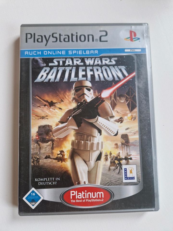 Ps2 - Star Wars Battlefront - mit Anleitung - playstation in Potsdam