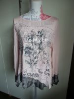 Shirt Bluse Seide + Viskose rose grau silber Motiv Gr. ca 38/40 Rheinland-Pfalz - Windhagen Vorschau