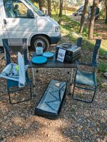 Camping Ausrüstung - Stühle, Hocker, Kocher, Geschirr, Teppich Nordrhein-Westfalen - Borken Vorschau