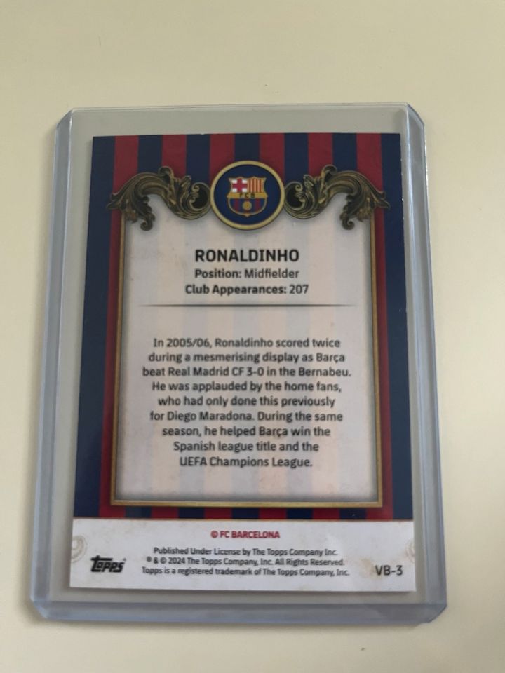 Ronaldinho Parallel 4/10 Team Set FC Barcelona in Waldenburg