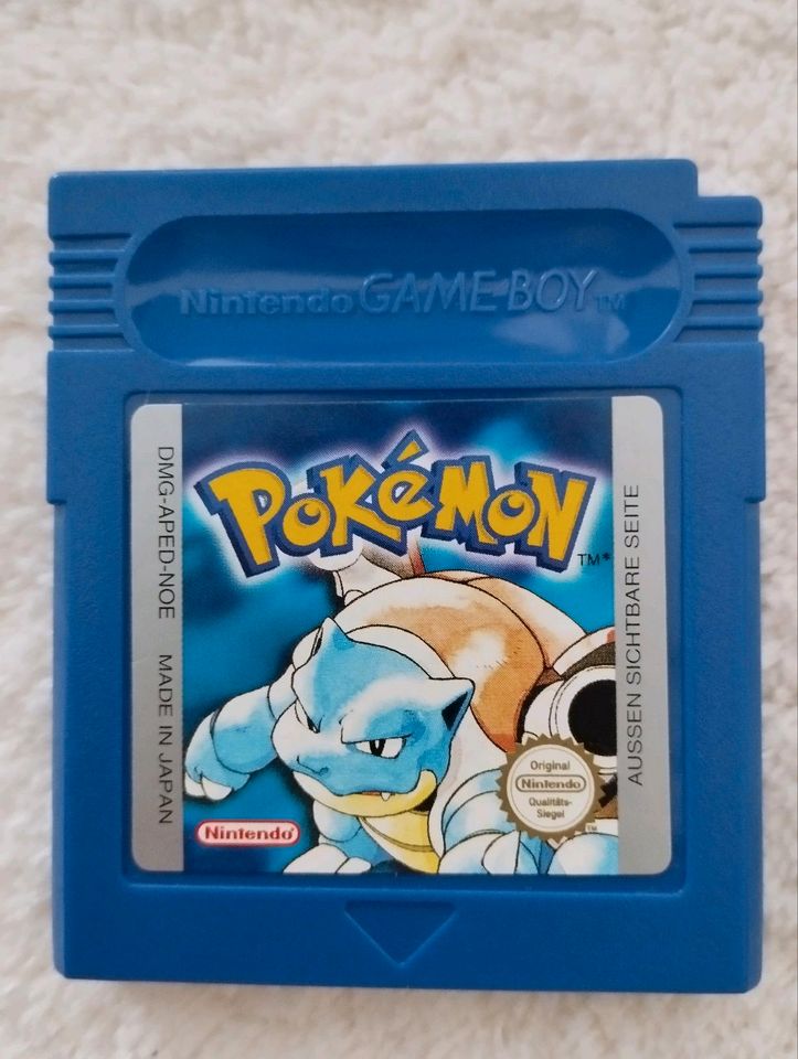 Gameboy Pokemon blau, tadelloser Zustand! in Idar-Oberstein