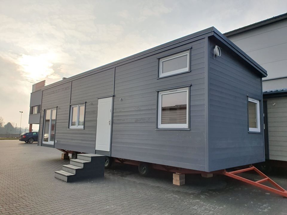 Bezugsfertiges KOMFORT-Mobilheim 9x3,5m Minihaus Ferienhaus winterfest! Modernes Design & TOP-Qualität! in Wolbeck