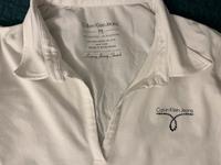 Calvin Klein Shirt weiß Gr.36 Hessen - Hadamar Vorschau
