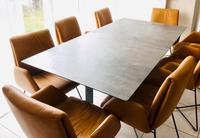 wie NEU Musterring Tisch 100/200cm, Metall schwarz, HPL Betonopt. Bayern - Markt Nordheim Vorschau