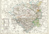 Landkarte WESTFALEN✠Bielefeld Dortmund Münster Detmold Paderborn Niedersachsen - Nienstädt Vorschau