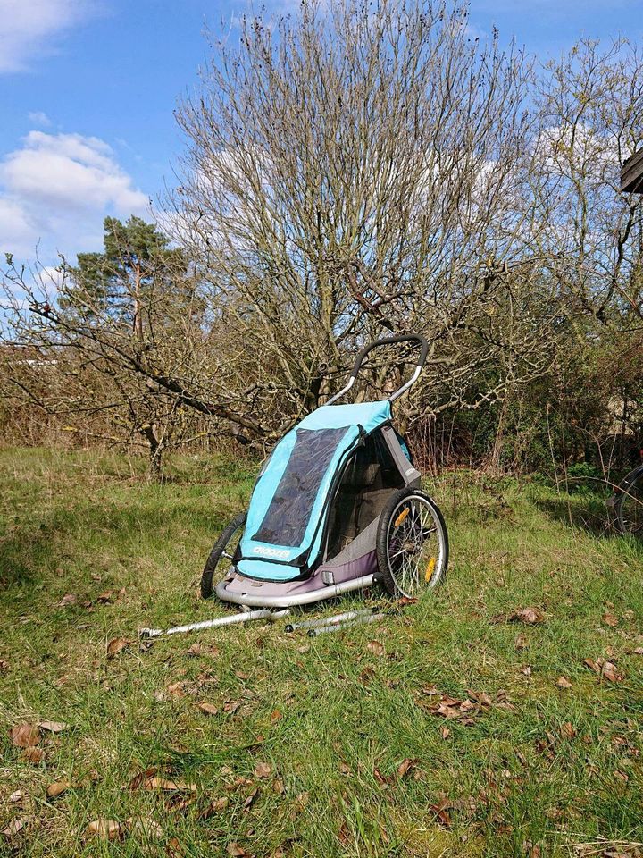 Croozer for one blau Fahrradanhänger cruzer Anhänger in Geltow