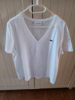 Lacoste Damen Tshirt weiß 44  V-Ausschnitt Köln - Ehrenfeld Vorschau