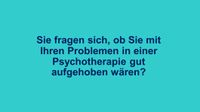 Informationsgespräch Psychotherapie: kostenlos & professionell Wandsbek - Hamburg Jenfeld Vorschau