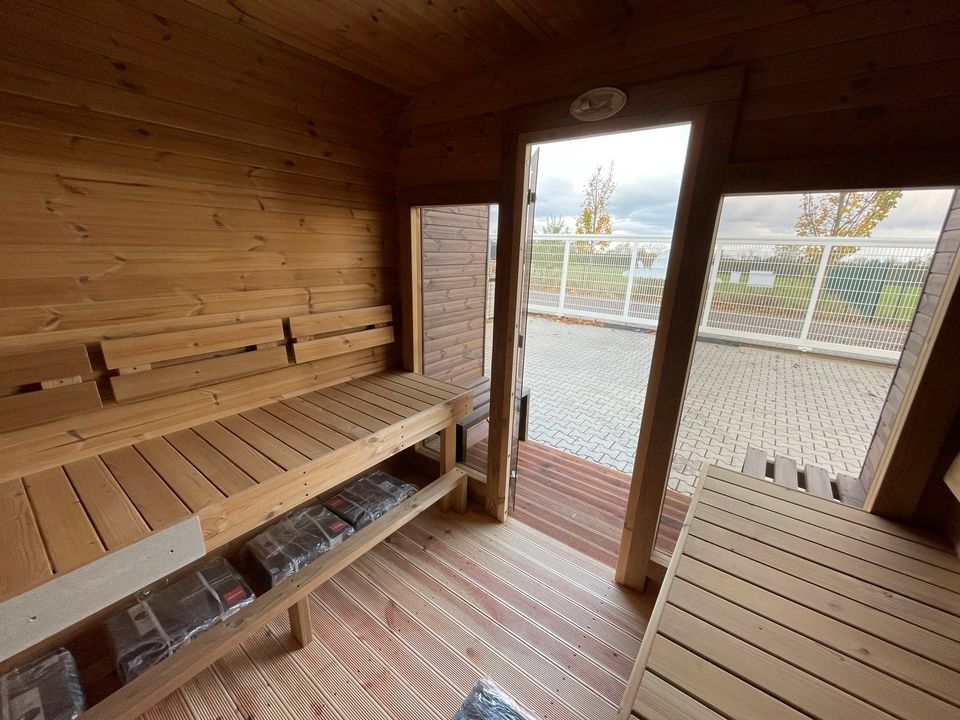 ✅ SOFORT VERFÜGBAR 3,00m Cube-Sauna TALIS Gartensauna THERMOHOLZ in Hochdorf-Assenheim