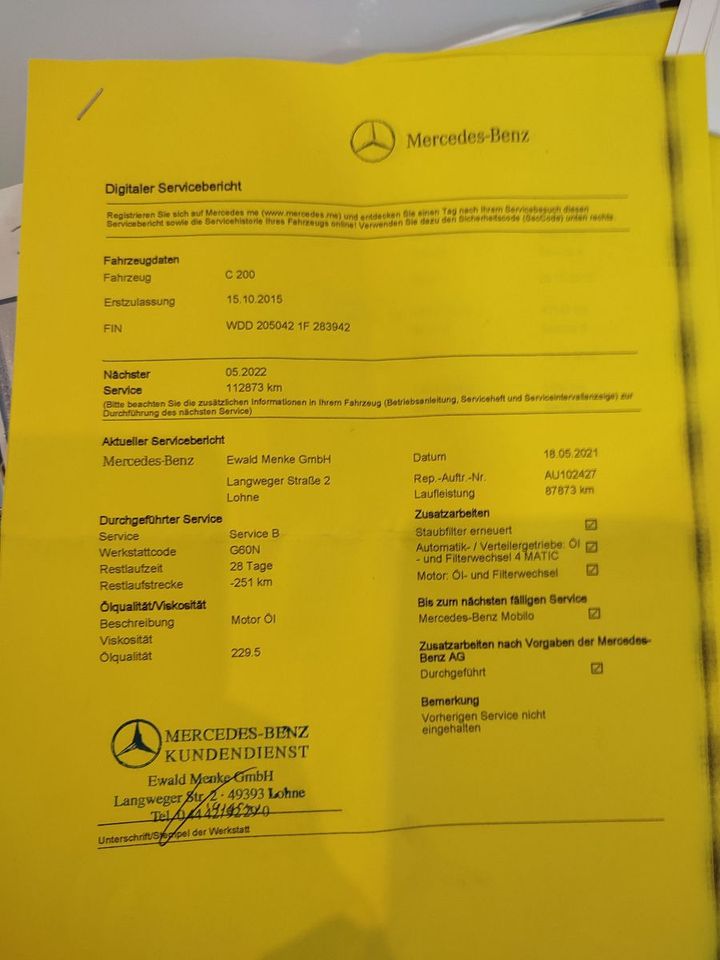 Mercedes-Benz C 200 CGI Bitte erst Lesen!! in Bielefeld
