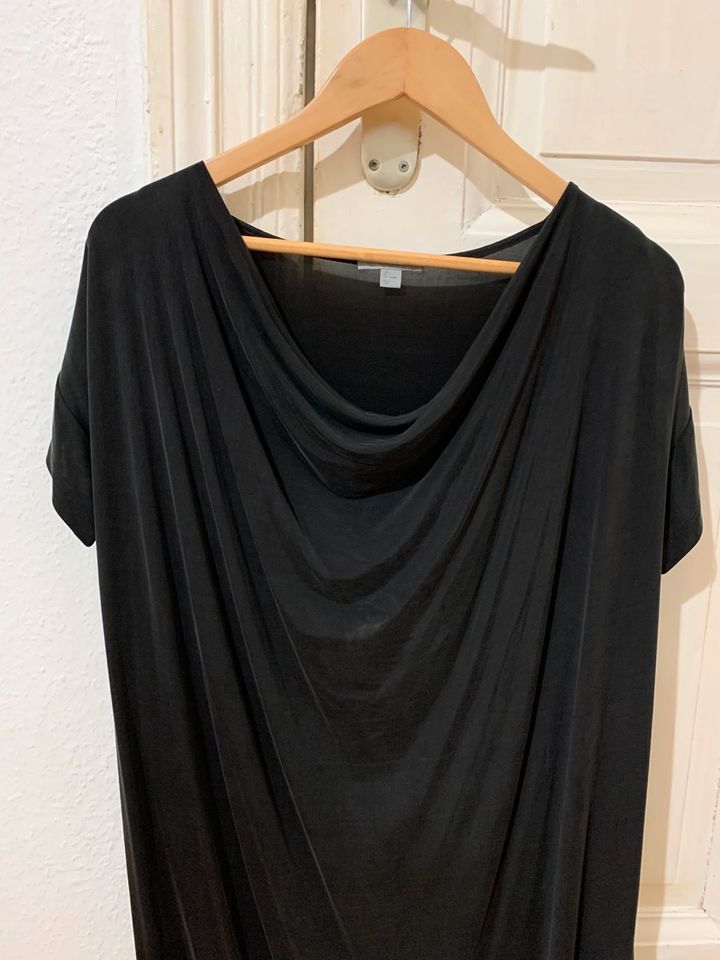 COS langes Kleid Seide Cupro anthrazit schwarz S 36 in Berlin