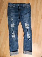 Jeans Slim Fit Destroyed Look Herren Fak-Tor W36 L34 Saarland - Lebach Vorschau